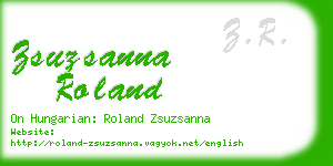 zsuzsanna roland business card